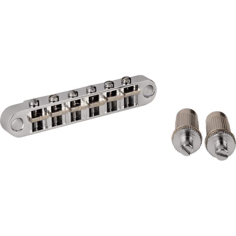 Fender BRIDGE ASSY T-O-M w/POSTS, INSERTS CHROM - 2 Fender BRIDGE ASSY T-O-M w/POSTS, INSERTS CHROM - 2