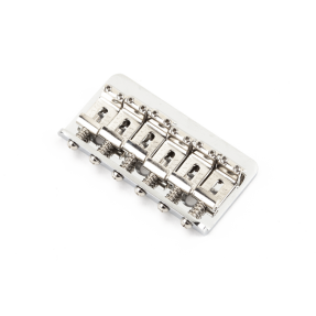 Fender 6-Saddle Hardtail Classic/Standard Series Bridge Assembly (Chrome) - 1