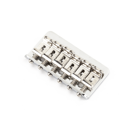 Fender 6-Saddle Hardtail Classic/Standard Series Bridge Assembly (Chrome) - 1