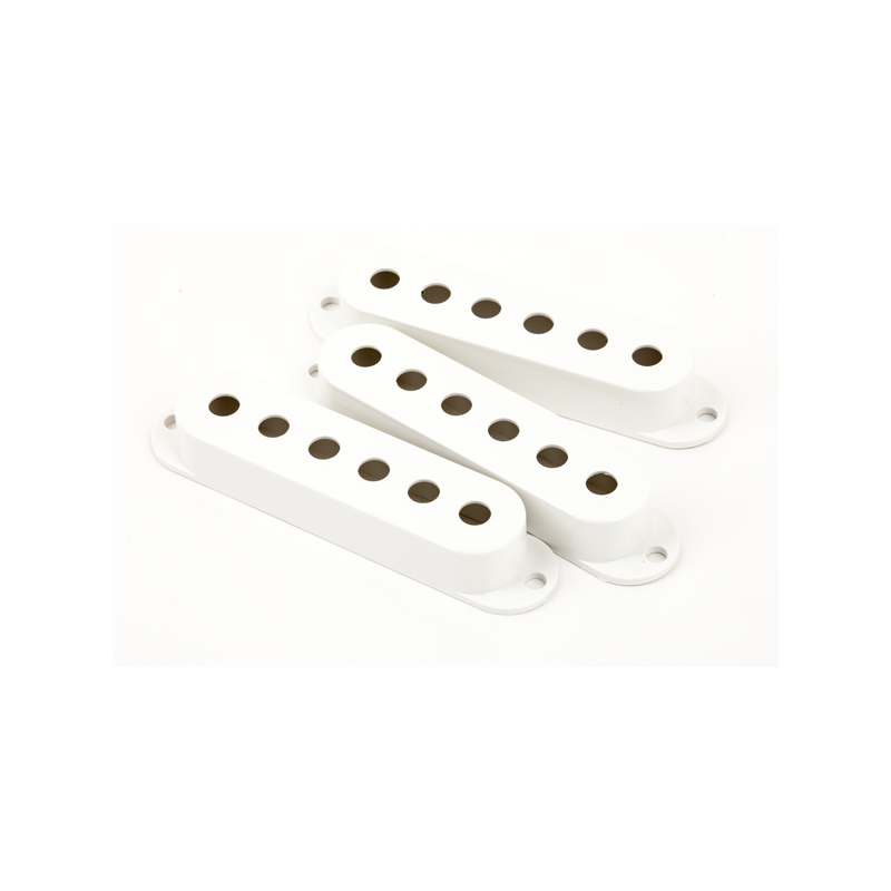 Fender Pickup Covers, Stratocaster White (3) - 1 Fender Pickup Covers, Stratocaster White (3) - 1