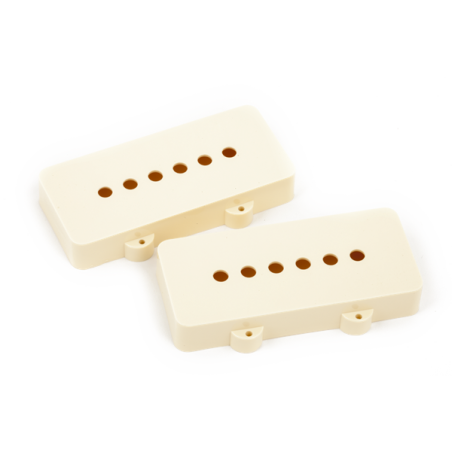 Fender Pickup Covers, Jazzmaster Aged White (2) - 1