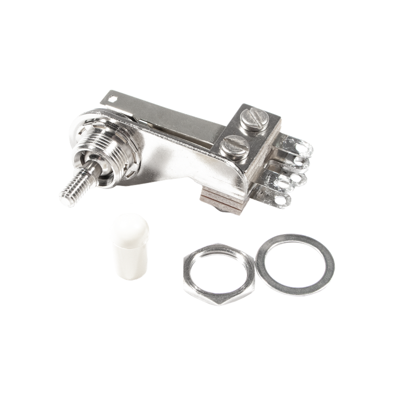Fender Pure Vintage 3-Position Pickup Selector Toggle Swith, with Mounting Hardware and Aged White Knob - 1 Fender Pure Vintage 3-Position Pickup Selector Toggle Swith, with Mounting Hardware and Aged White Knob - 1