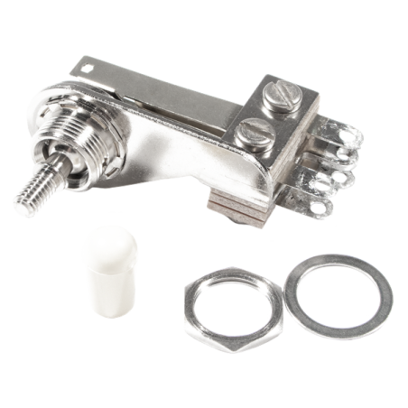 Fender Pure Vintage 3-Position Pickup Selector Toggle Swith, with Mounting Hardware and Aged White Knob - 1