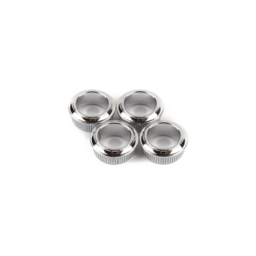 Fender Bass Tuning Machine Bushings- Standard/Deluxe Series (Mexico), Chrome - 1