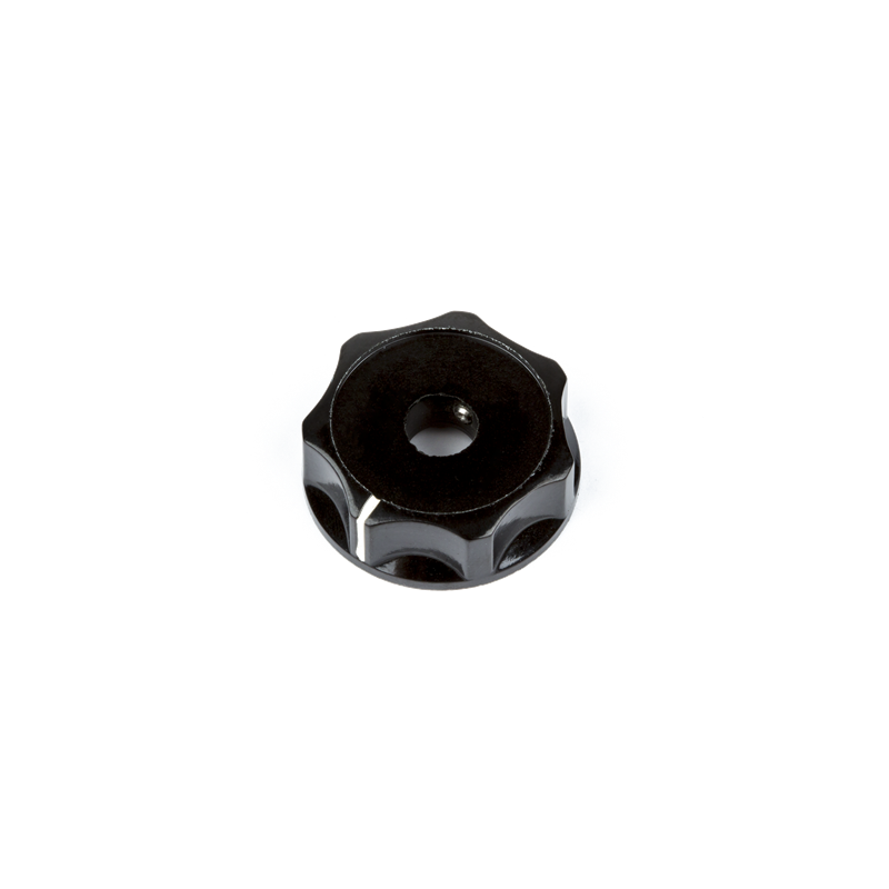Fender Deluxe Jazz Bass Lower Concentric Knob, Black - 3 Fender Deluxe Jazz Bass Lower Concentric Knob, Black - 3