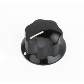 Fender Deluxe Jazz Bass Upper Concentric Knob, Black - 1