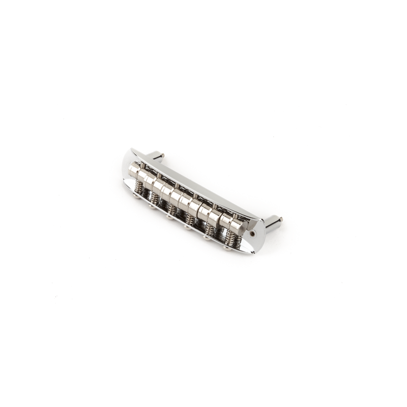 Fender Mustang Guitar Bridge Assembly (Japan), Chrome - 1 Fender Mustang Guitar Bridge Assembly (Japan), Chrome - 1