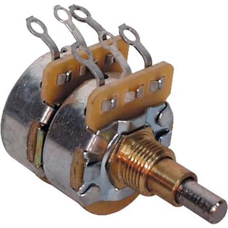 Fender Concentric 250K/500K Audio Solid Shaft Potentiometer, (Volume and Tone) - 1
