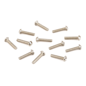 Fender Pure Vintage Slotted Telecaster Bridge Pickup Mounting Screws, Nickel (12) - 1