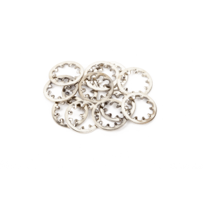 Fender Potentiometer Locking Washers (12) (Nickel) - 1