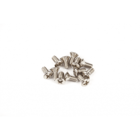 Fender Slide Switch Mounting Screws - Jaguar/Jazzmaster, (4-40 X 1/4" philips), Nickel (12) - 1
