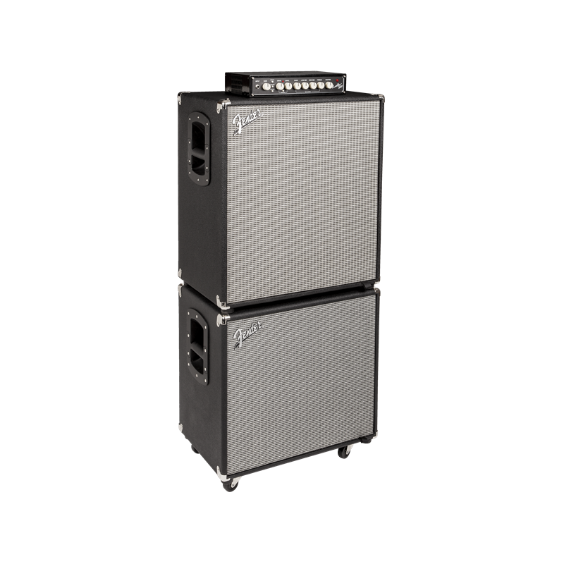 Fender Rumble 410 Cabinet (V3), Black/Silver - 7