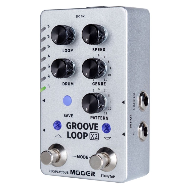 Mooer Groove Loop X2 - Stereo Looper / Drum Machine - 2