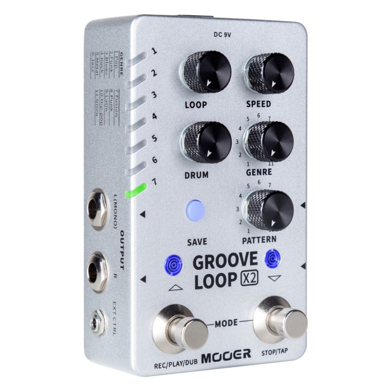 Mooer Groove Loop X2 - Stereo Looper / Drum Machine - 3