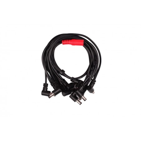 Mooer Power Daisy Chain Cable, 10 Plugs, angled - 1