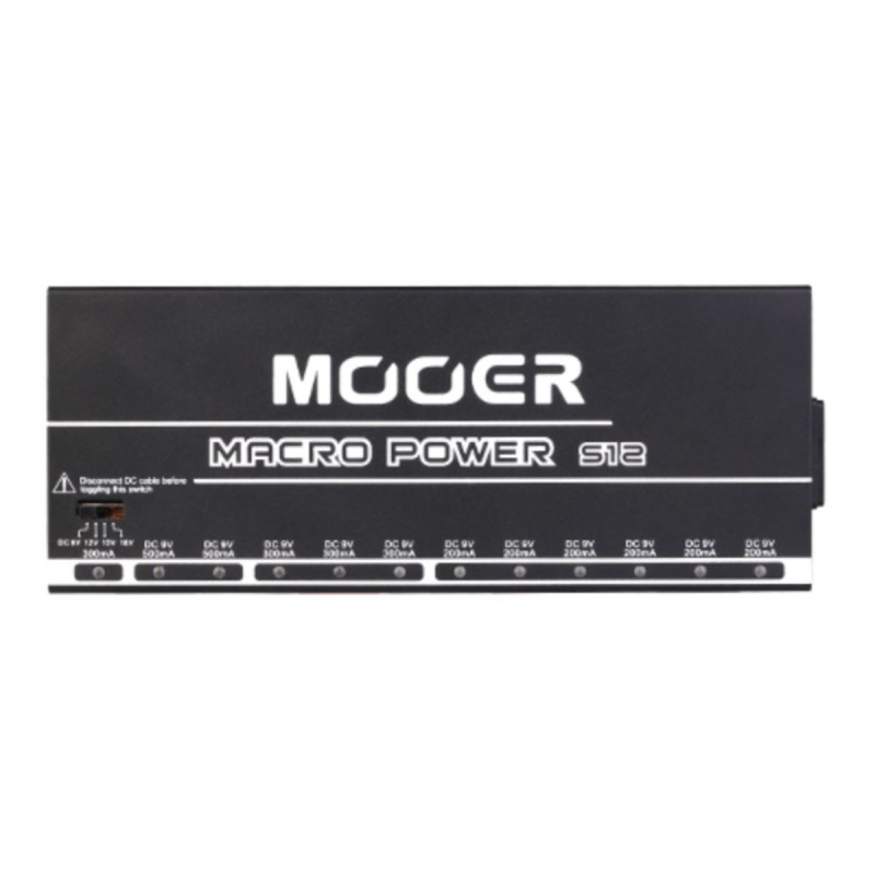 Mooer Macro Power S12 - Power Supply with 12 isolated Ports - 1