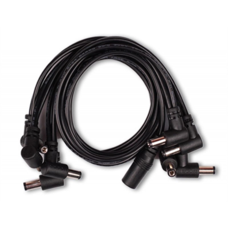 Mooer Power Daisy Chain Cable, 8 Plugs, angled - 1 Mooer Power Daisy Chain Cable, 8 Plugs, angled - 1