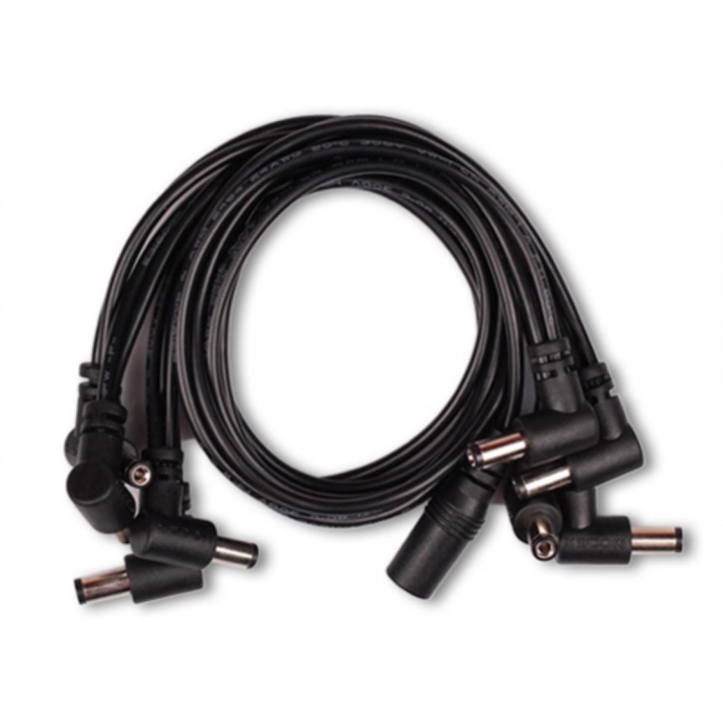 Mooer Power Daisy Chain Cable, 8 Plugs, angled - 1