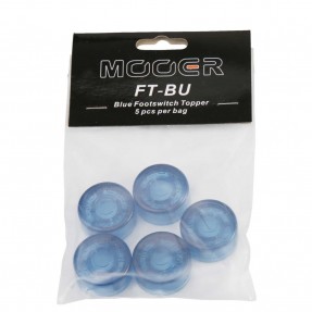 Mooer Candy Footswitch Topper, blue, 5 pcs. - 1