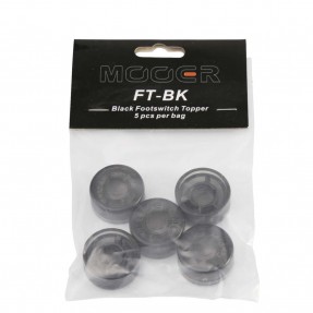 Mooer Candy Footswitch Topper, black, 5 pcs. - 1