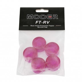 Mooer Candy Footswitch Topper, rose, 5 pcs. - 1