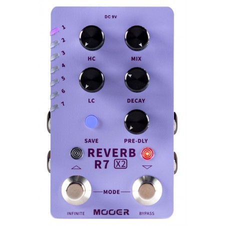 Mooer R7 X2 Reverb - Digital Reverb - 1
