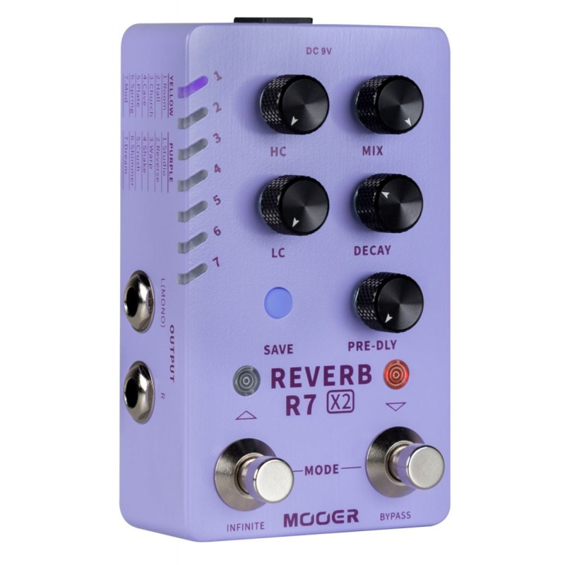 Mooer R7 X2 Reverb - Digital Reverb - 3