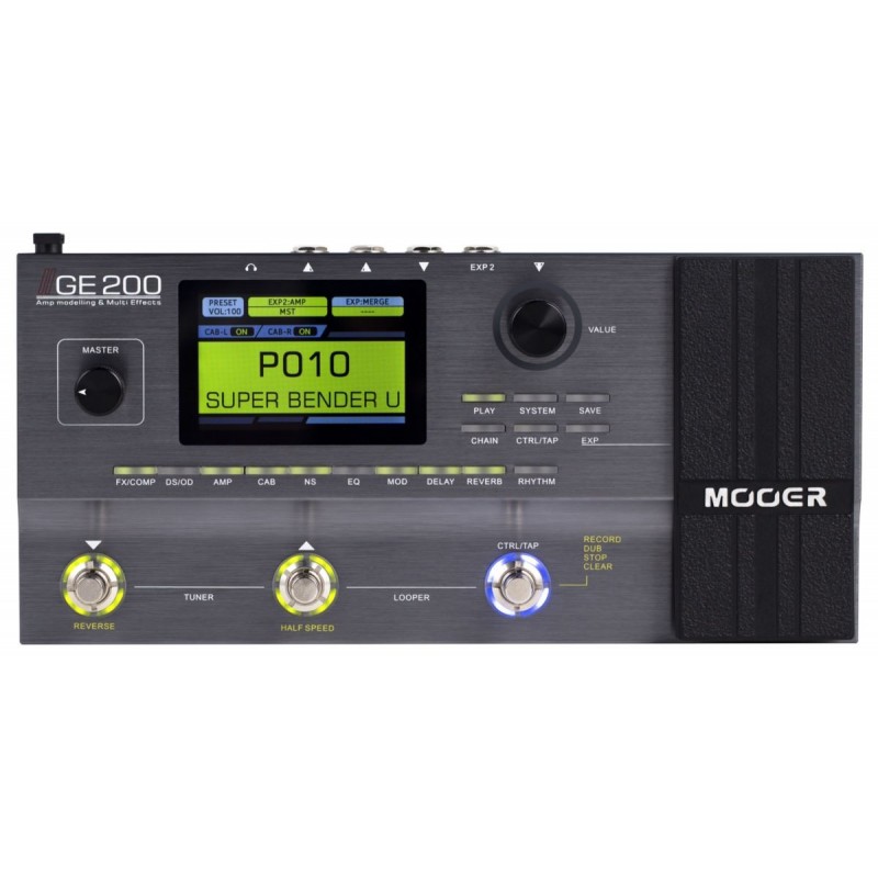 Mooer GE 200 - Amp Modeling & Multi Effects - 1 Mooer GE 200 - Amp Modeling & Multi Effects - 1