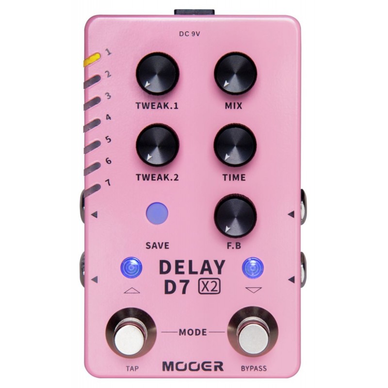 Mooer D7 X2 Delay - Multi-Delay - 1