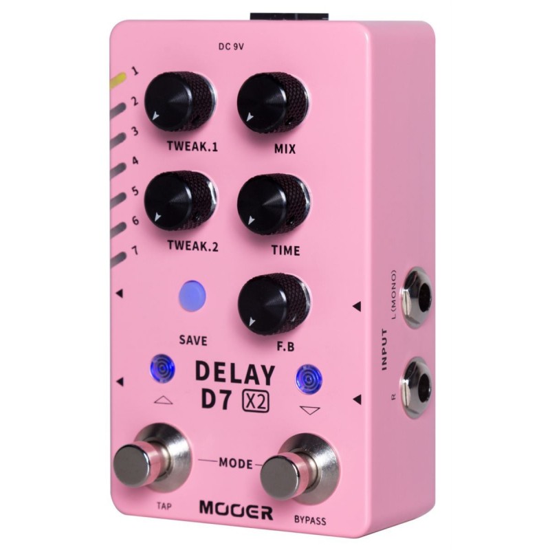 Mooer D7 X2 Delay - Multi-Delay - 2