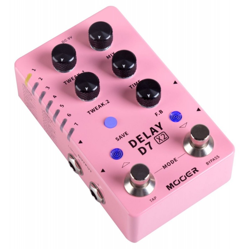 Mooer D7 X2 Delay - Multi-Delay - 5