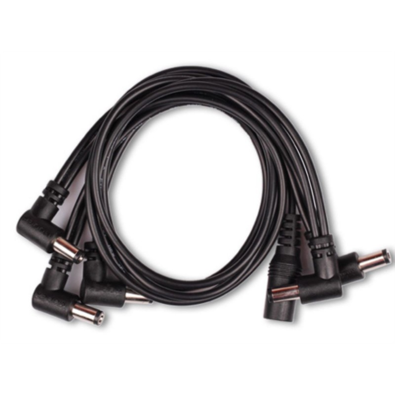Mooer Power Daisy Chain Cable, 5 Plugs, angled - 1