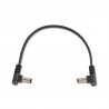 RockBoard Flat Power Cable, angled/angled, 15 cm / 5 29/32 - 1