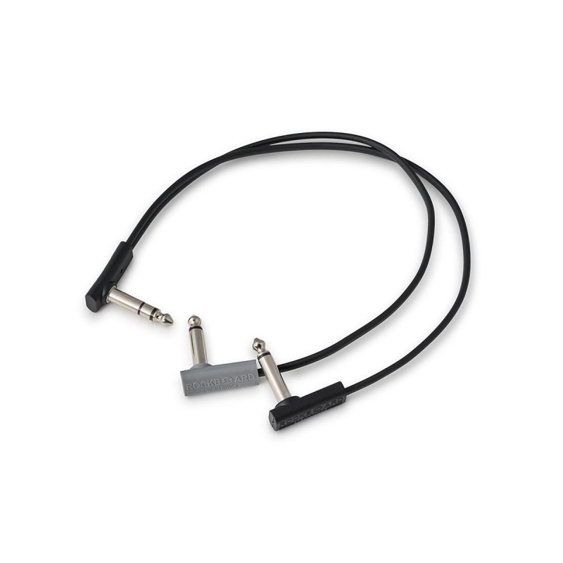 RockBoard Flat Patch Y Splitter Cable, 30 cm / 11 13/16 - 1 RockBoard Flat Patch Y Splitter Cable, 30 cm / 11 13/16 - 1