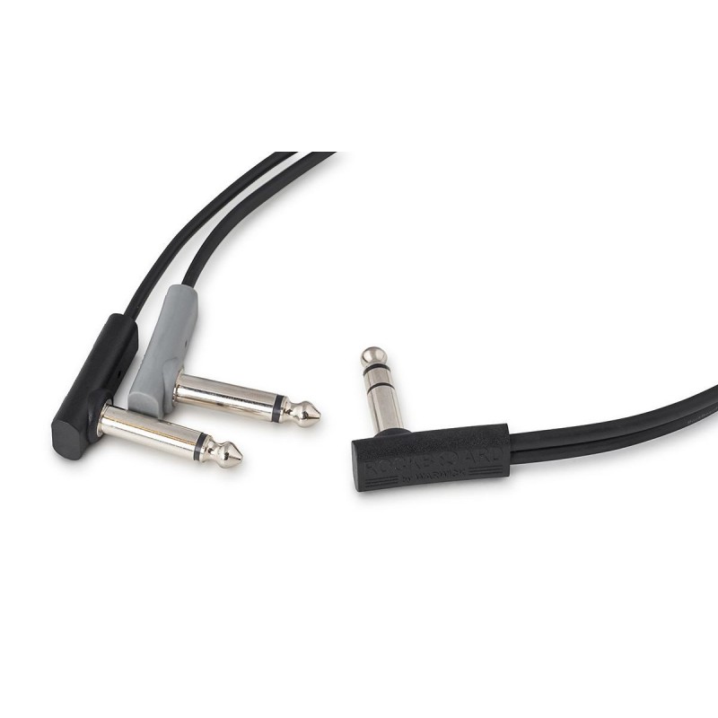 RockBoard Flat Patch Y Splitter Cable, 30 cm / 11 13/16 - 2 RockBoard Flat Patch Y Splitter Cable, 30 cm / 11 13/16 - 2