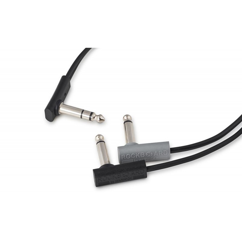 RockBoard Flat Patch Y Splitter Cable, 30 cm / 11 13/16 - 3 RockBoard Flat Patch Y Splitter Cable, 30 cm / 11 13/16 - 3