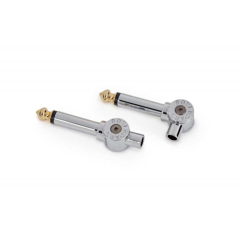 RockBoard PatchWorks Solderless Patch Cable Set - 300 cm / 118 7/64 Cable + 10 Plugs - Chrome - 2