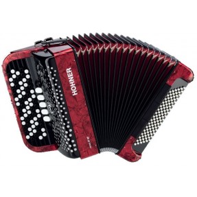 Hohner NOVA III 96 RED - akordeon guzikowy