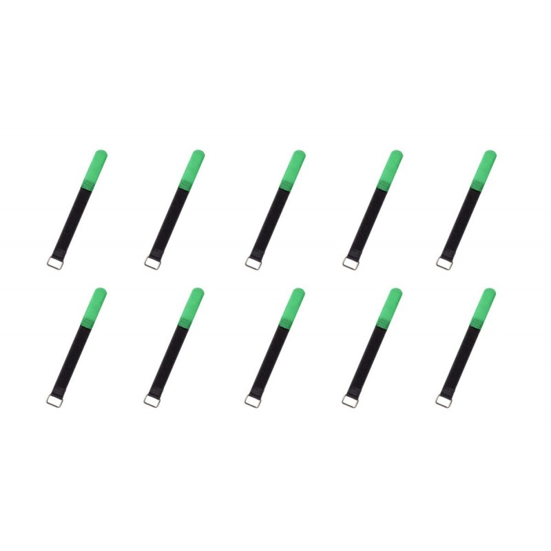 RockBoard Cable Ties, 10 pcs., Small - Green - 1 RockBoard Cable Ties, 10 pcs., Small - Green - 1