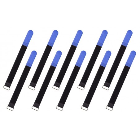RockBoard Cable Ties, 10 pcs., Large - Blue - 1