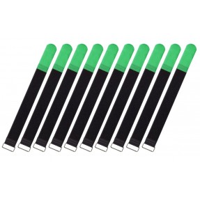 RockBoard Cable Ties, 10 pcs., Extra-Large - Green - 1