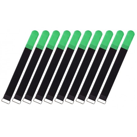 RockBoard Cable Ties, 10 pcs., Extra-Large - Green - 1