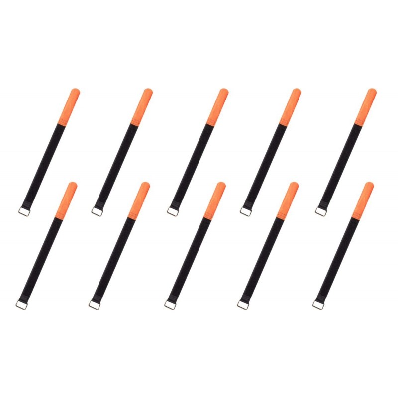 RockBoard Cable Ties, 10 pcs., Medium - Orange - 1 RockBoard Cable Ties, 10 pcs., Medium - Orange - 1