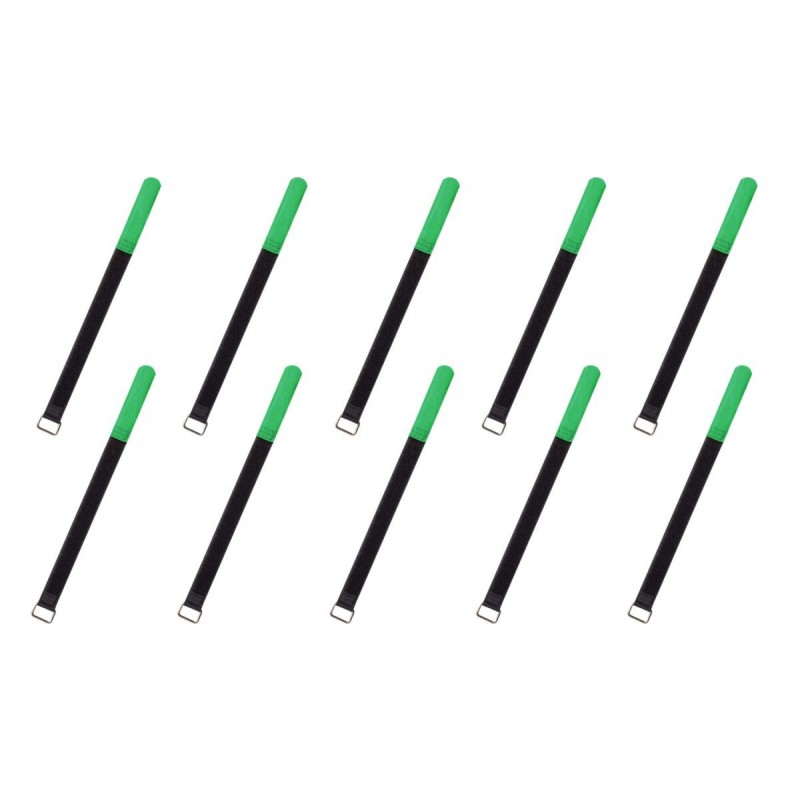 RockBoard Cable Ties, 10 pcs., Medium - Green - 1 RockBoard Cable Ties, 10 pcs., Medium - Green - 1