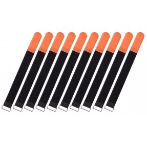 RockBoard Cable Ties, 10 pcs., Extra-Large - Orange - 1
