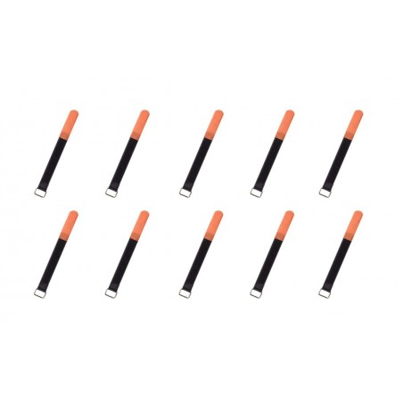 RockBoard Cable Ties, 10 pcs., Small - Orange - 1