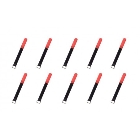 RockBoard Cable Ties, 10 pcs., Small - Red - 1