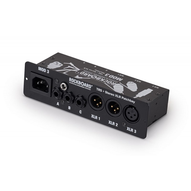 RockBoard MOD 3 V2 - All-in-One TRS & XLR Patchbay for Vocalists & Acoustic Players - 1 RockBoard MOD 3 V2 - All-in-One TRS & XLR Patchbay for Vocalists & Acoustic Players - 1