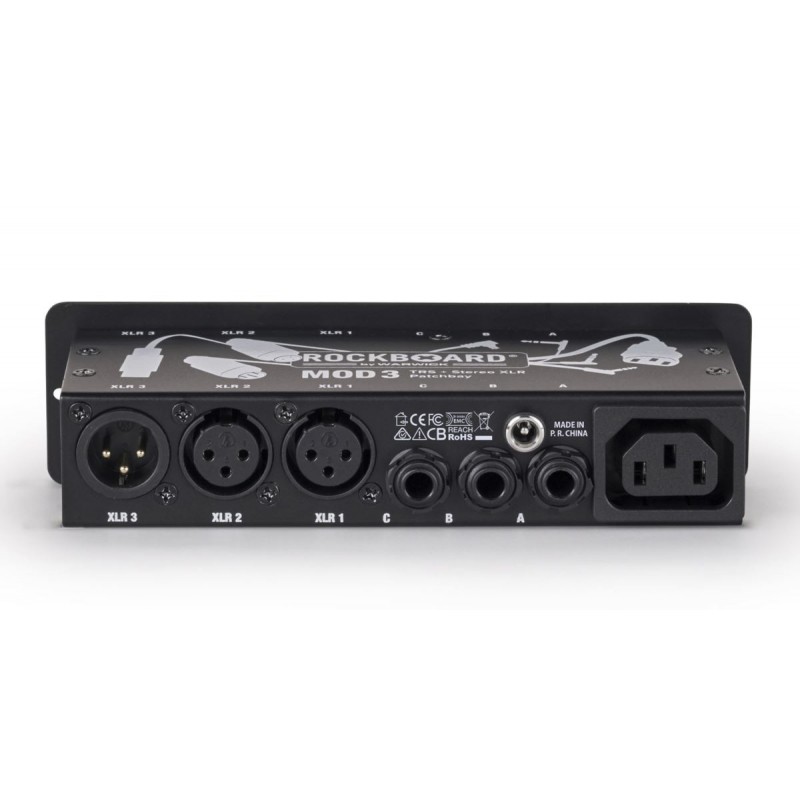 RockBoard MOD 3 V2 - All-in-One TRS & XLR Patchbay for Vocalists & Acoustic Players - 4 RockBoard MOD 3 V2 - All-in-One TRS & XLR Patchbay for Vocalists & Acoustic Players - 4