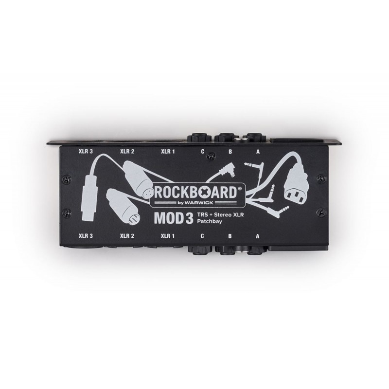 RockBoard MOD 3 V2 - All-in-One TRS & XLR Patchbay for Vocalists & Acoustic Players - 5 RockBoard MOD 3 V2 - All-in-One TRS & XLR Patchbay for Vocalists & Acoustic Players - 5